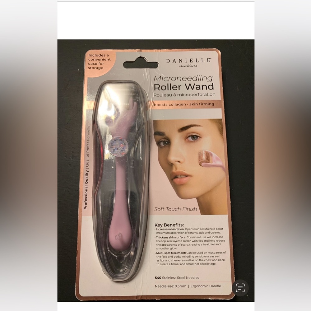 Micro needling roller wand